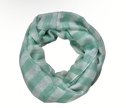 TEAL INFINITY SCARF