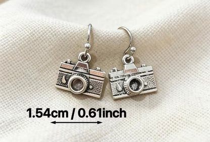 VINTAGE CAMERA EARRINGS
