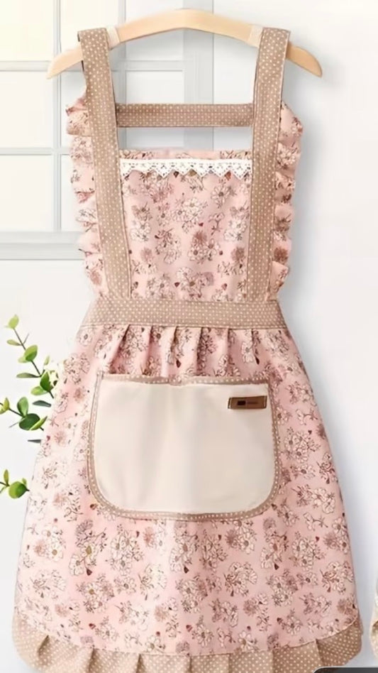 PINK FLORAL APRONS