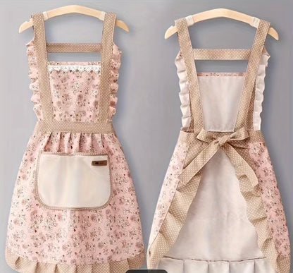 PINK FLORAL APRONS