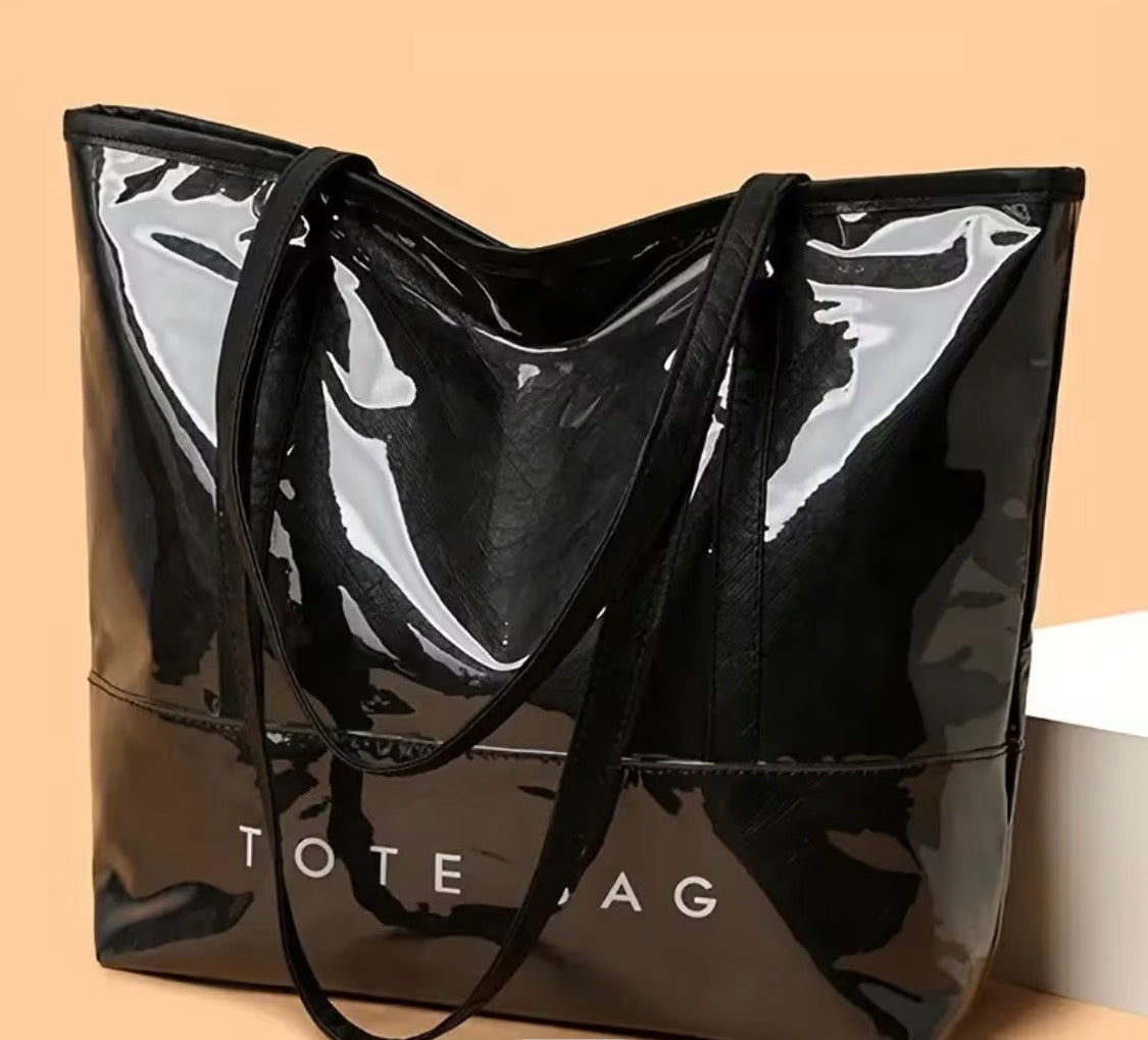 BLACK TOTE BAG