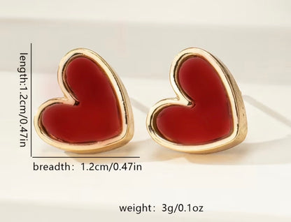 CONFETTI HEART EARRINGS
