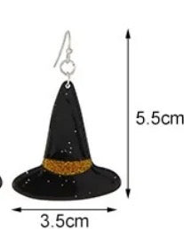 WITCH HAT EARRINGS