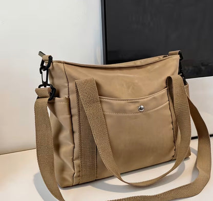 TAN CANVAS TOTE BAG