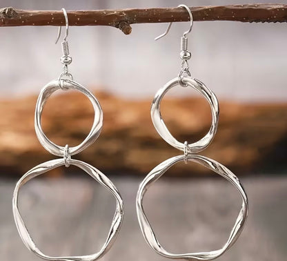 BOHO ROUND TWIST EARRINGS