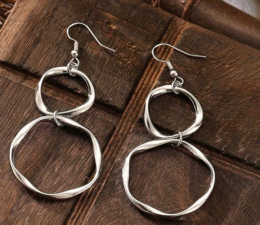 BOHO ROUND TWIST EARRINGS