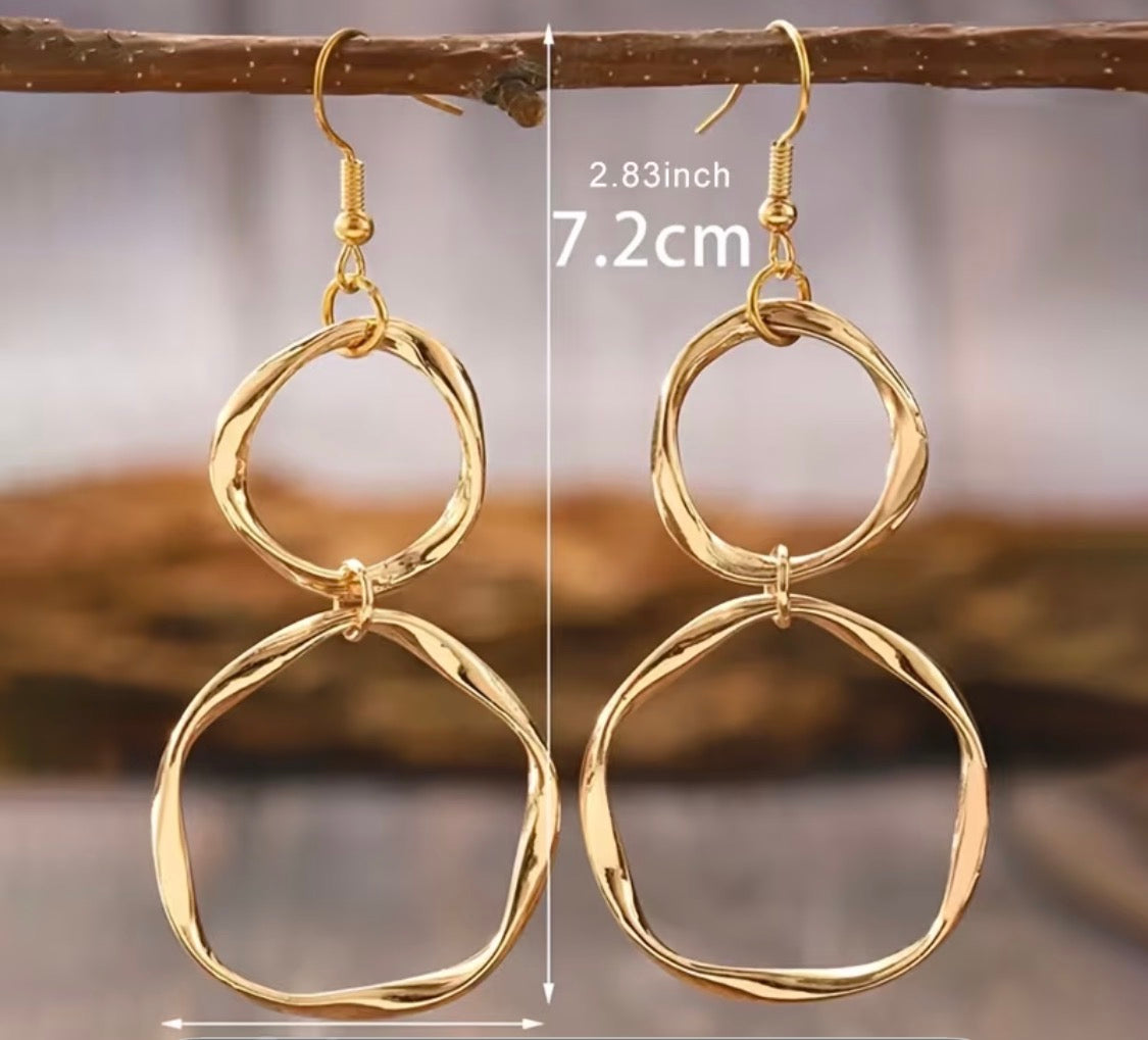 BOHO ROUND TWIST EARRINGS