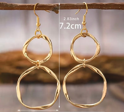 BOHO ROUND TWIST EARRINGS