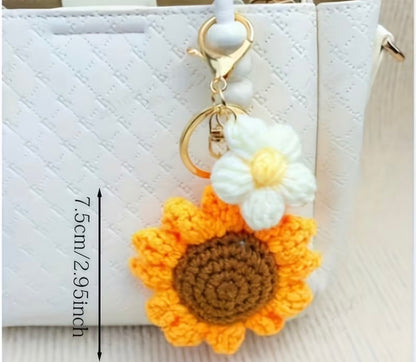 SUNFLOWER KEYCHAIN