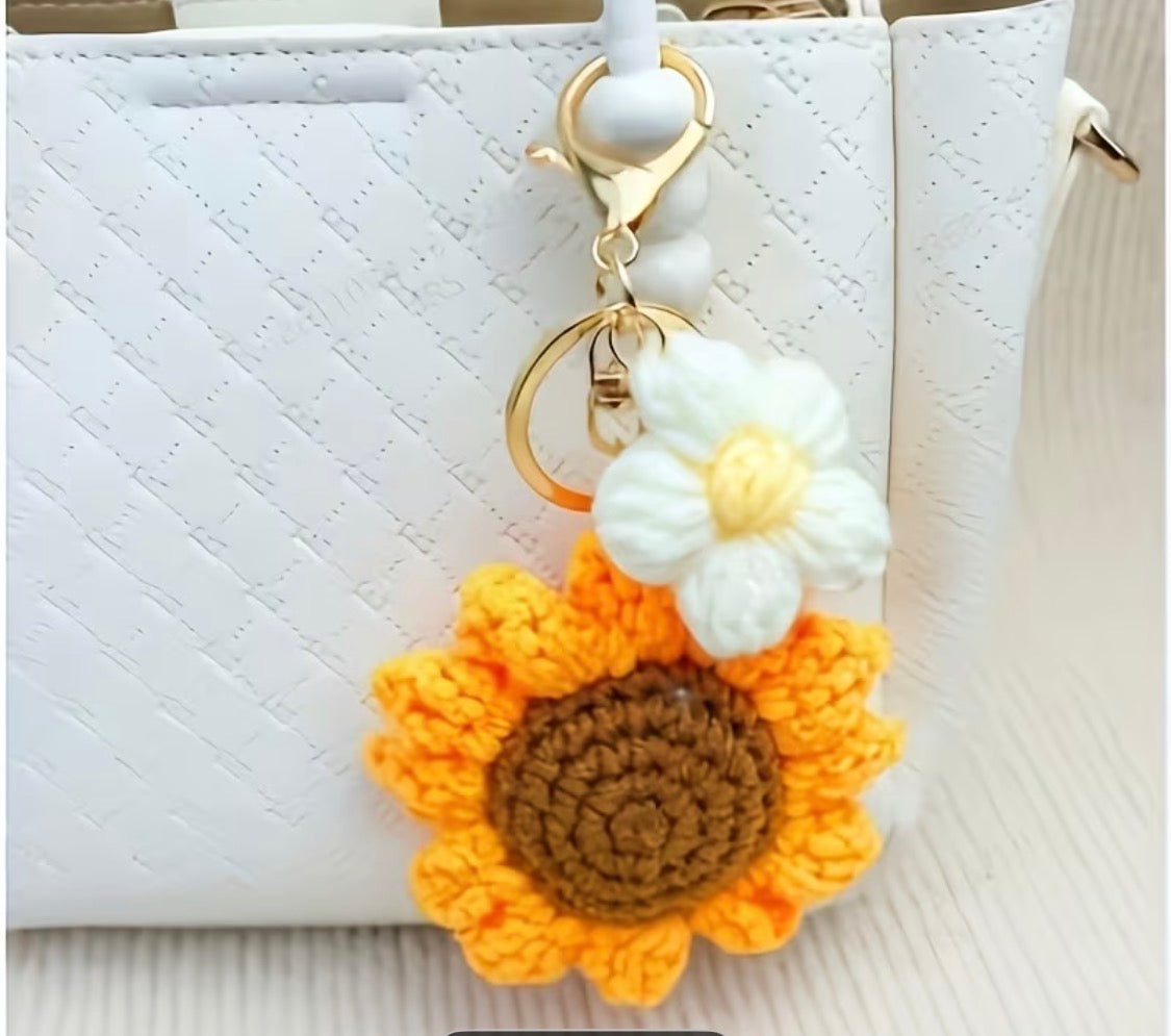 SUNFLOWER KEYCHAIN