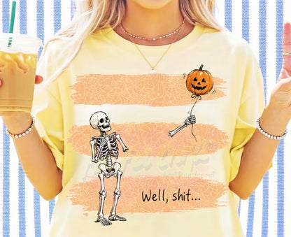 SKELTON "WELL SHIT" T-SHIRT