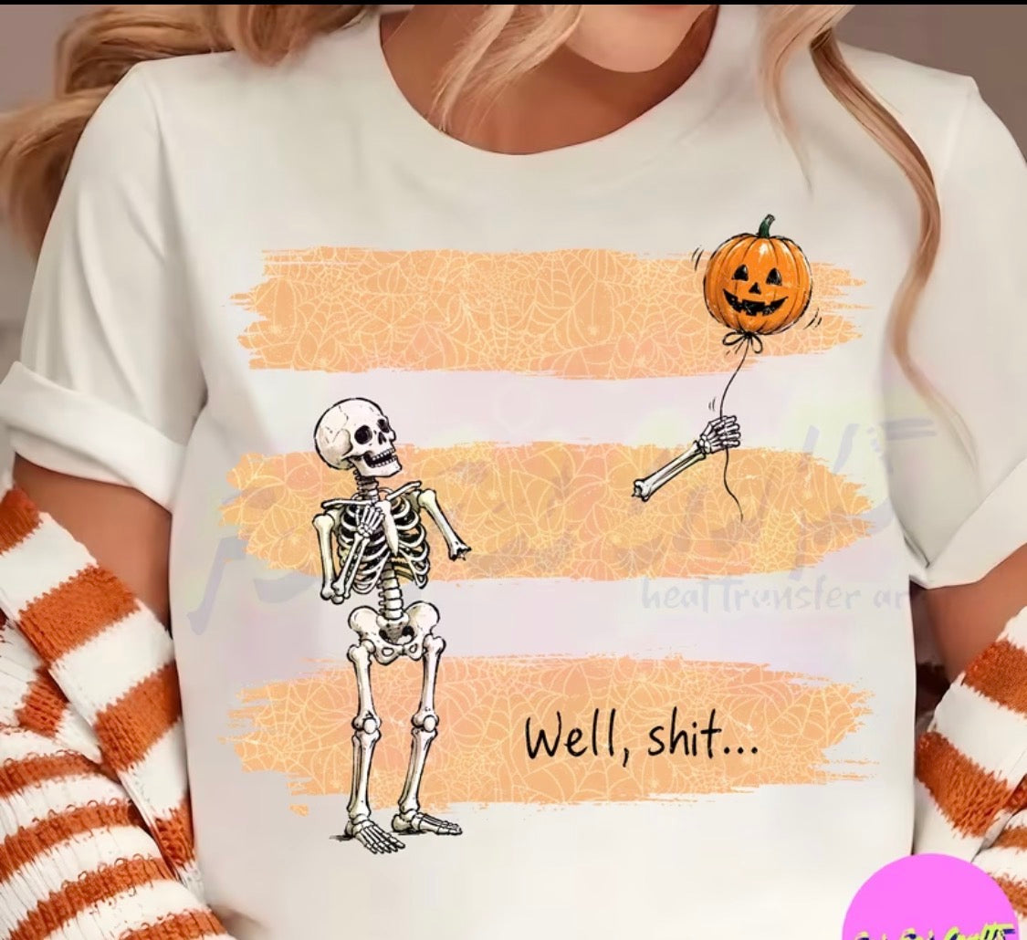 SKELTON "WELL SHIT" T-SHIRT
