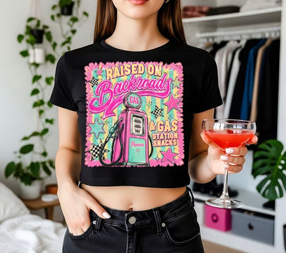 "RAISED ON BACKROADS" T-SHIRT