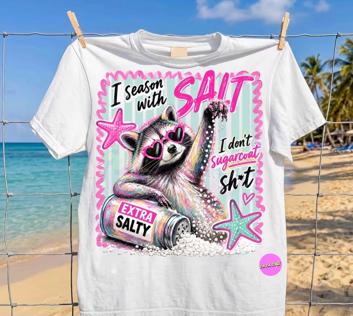 "I SEASON WITH SALT" T-SHIRT