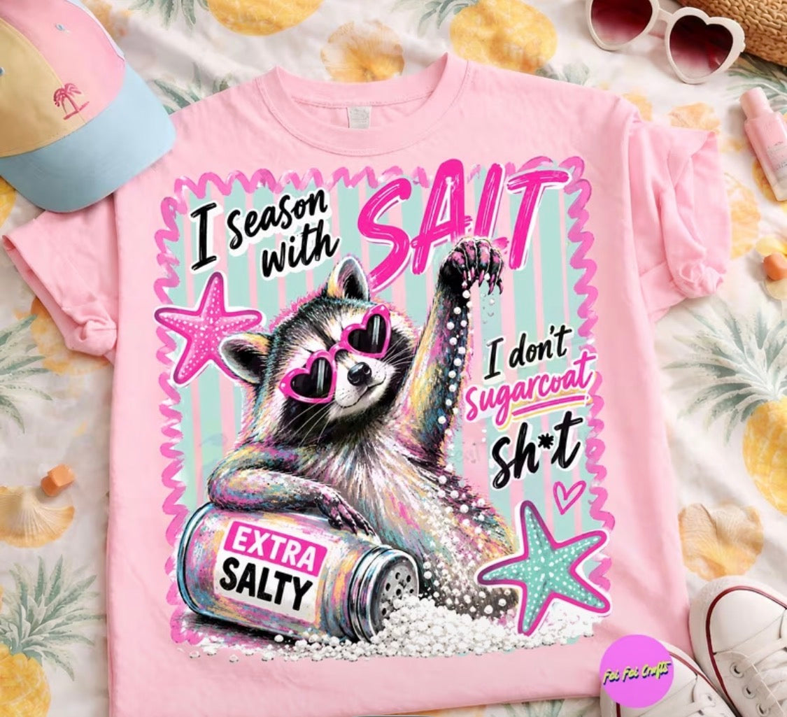 "I SEASON WITH SALT" T-SHIRT