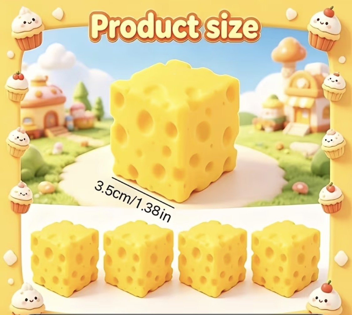 CHEESE SQUISH TOY