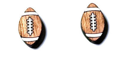 FOOTBALL STUD EARRINGS