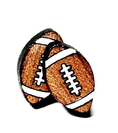 Football Stud Earrings – Game Day Sports Jewelry