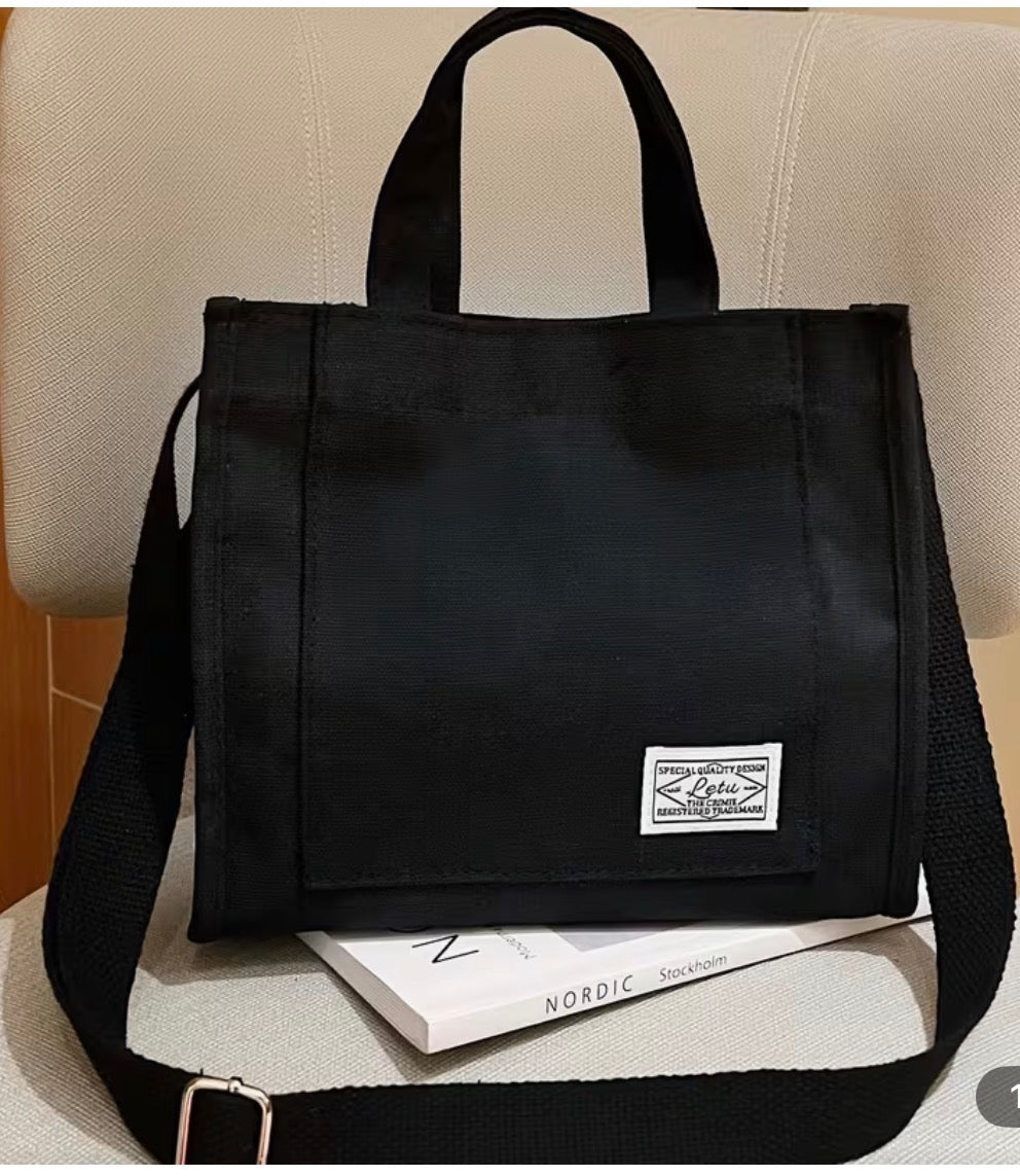 Black Canvas Handbags