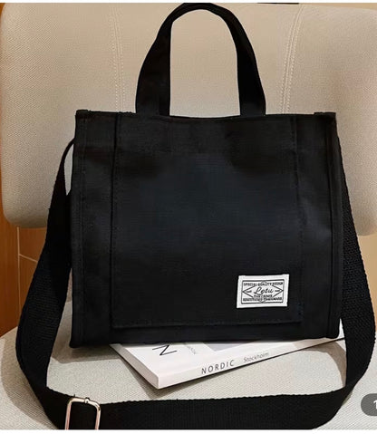 Black Canvas Handbags