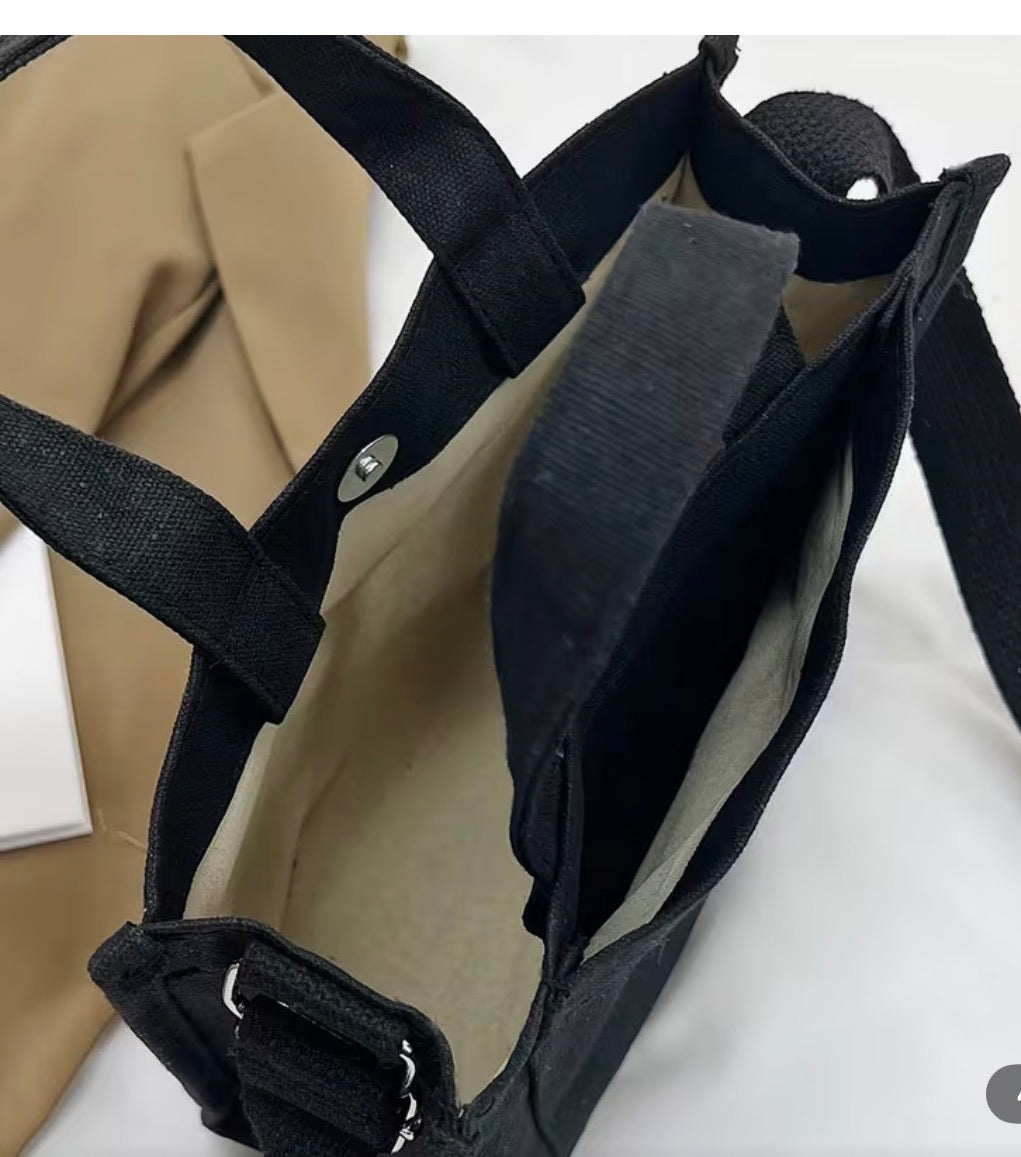 Black Canvas Handbags