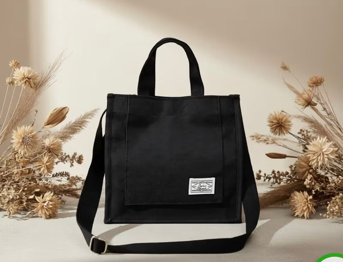 Black Canvas Handbags