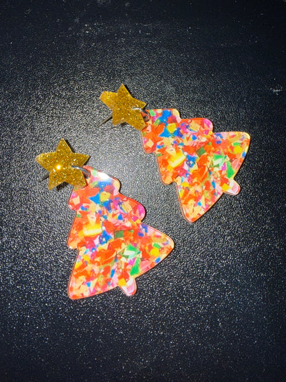 Christmas Tree Earrings