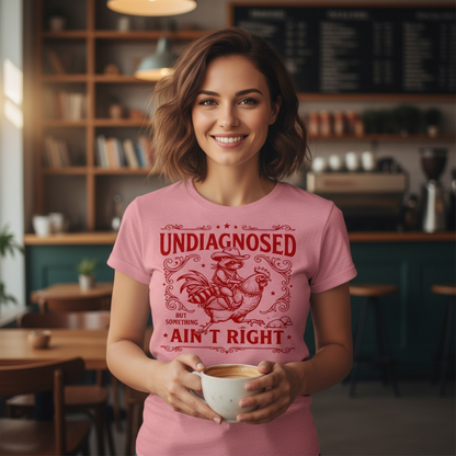 "UNDIAGNOSED BUT SOMETHING AIN'T RIGHT" T-SHIRT