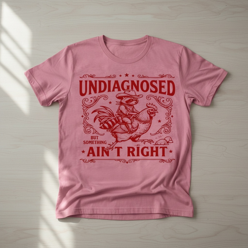"UNDIAGNOSED BUT SOMETHING AIN'T RIGHT" T-SHIRT