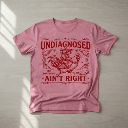 "UNDIAGNOSED BUT SOMETHING AIN'T RIGHT" T-SHIRT