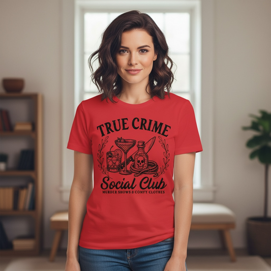 "TRUE CRIME SOCIAL CLUB" T-SHIRT