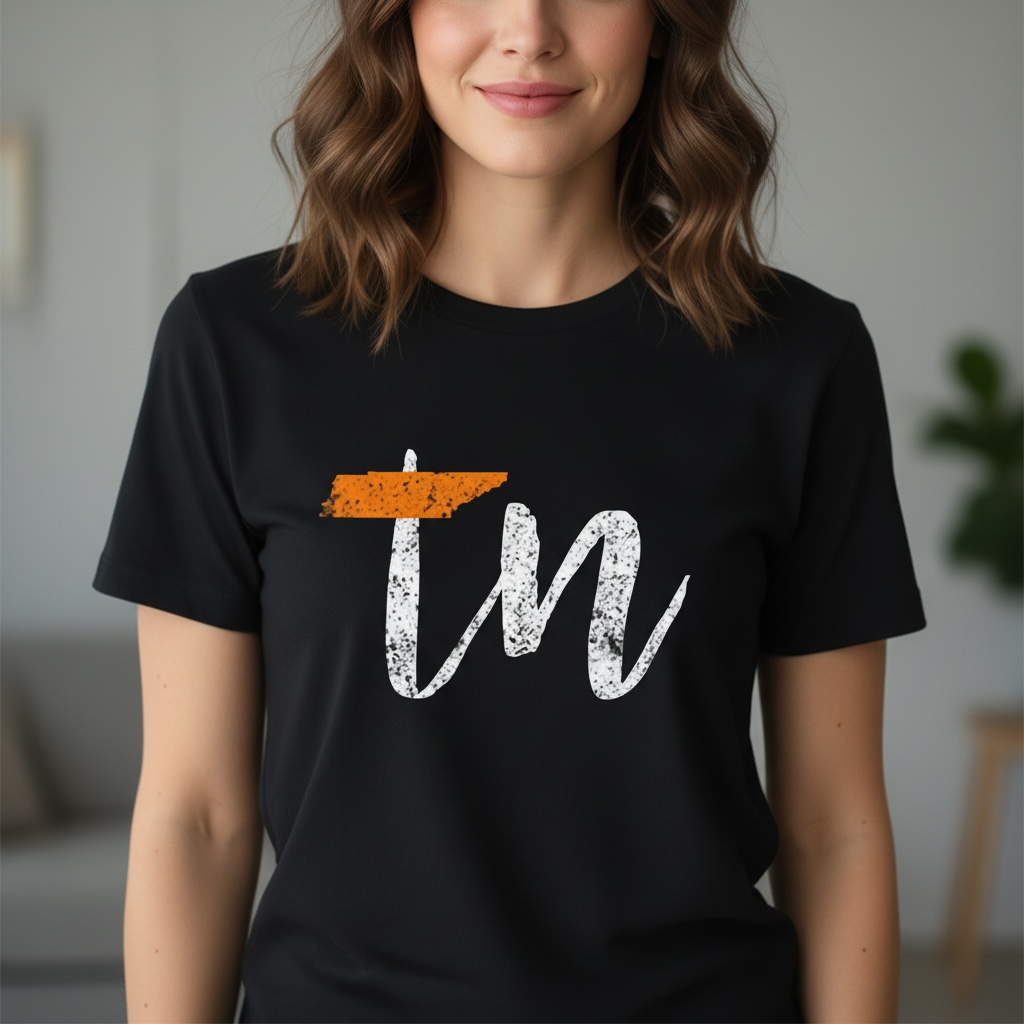 TENNESSEE VOL'S ORANGE AND WHITE T-SHIRT