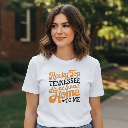 "ROCKY TOP HOME SWEET HOME "T-SHIRT