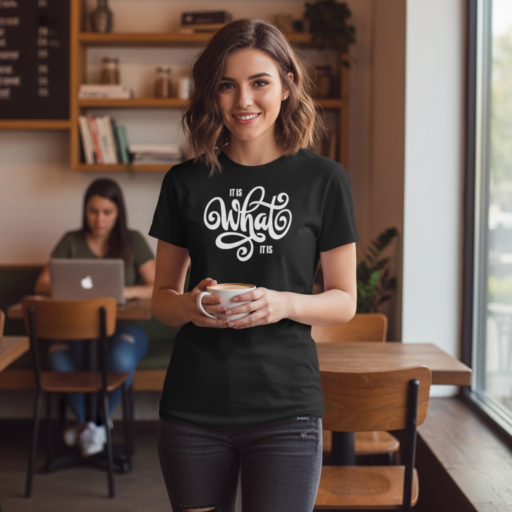 "IT IS WHAT IT IS" T-SHIRT