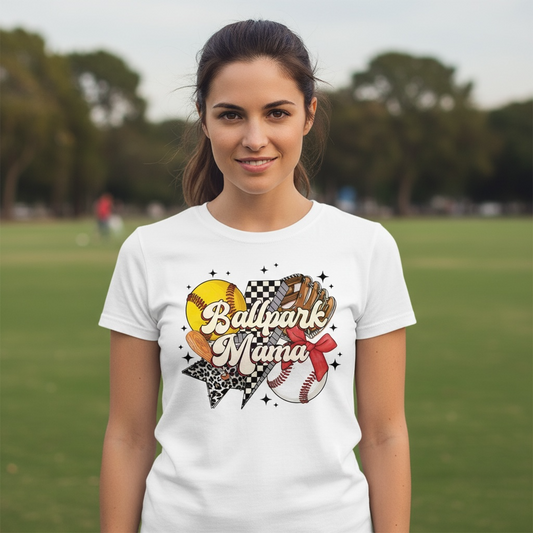 BASEBALL MAMA T-SHIRT