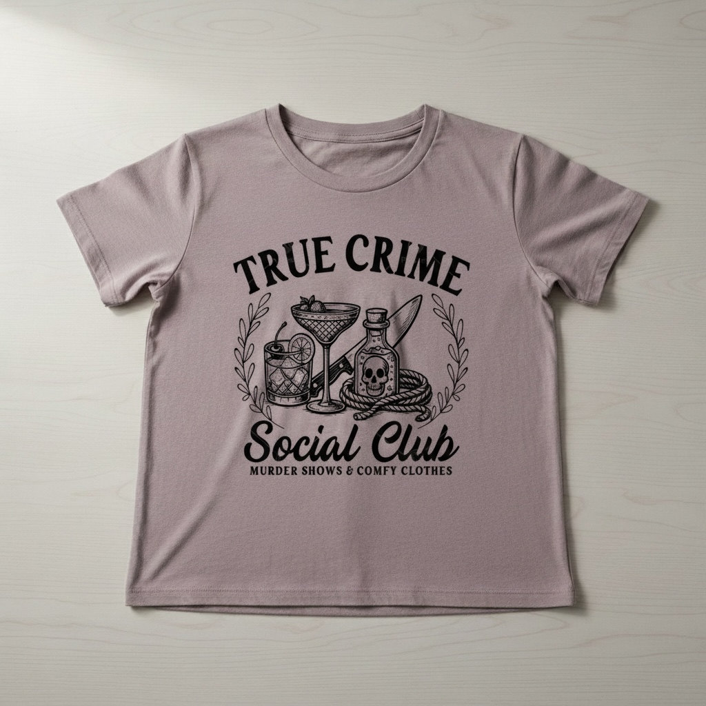 "TRUE CRIME SOCIAL CLUB" T-SHIRT