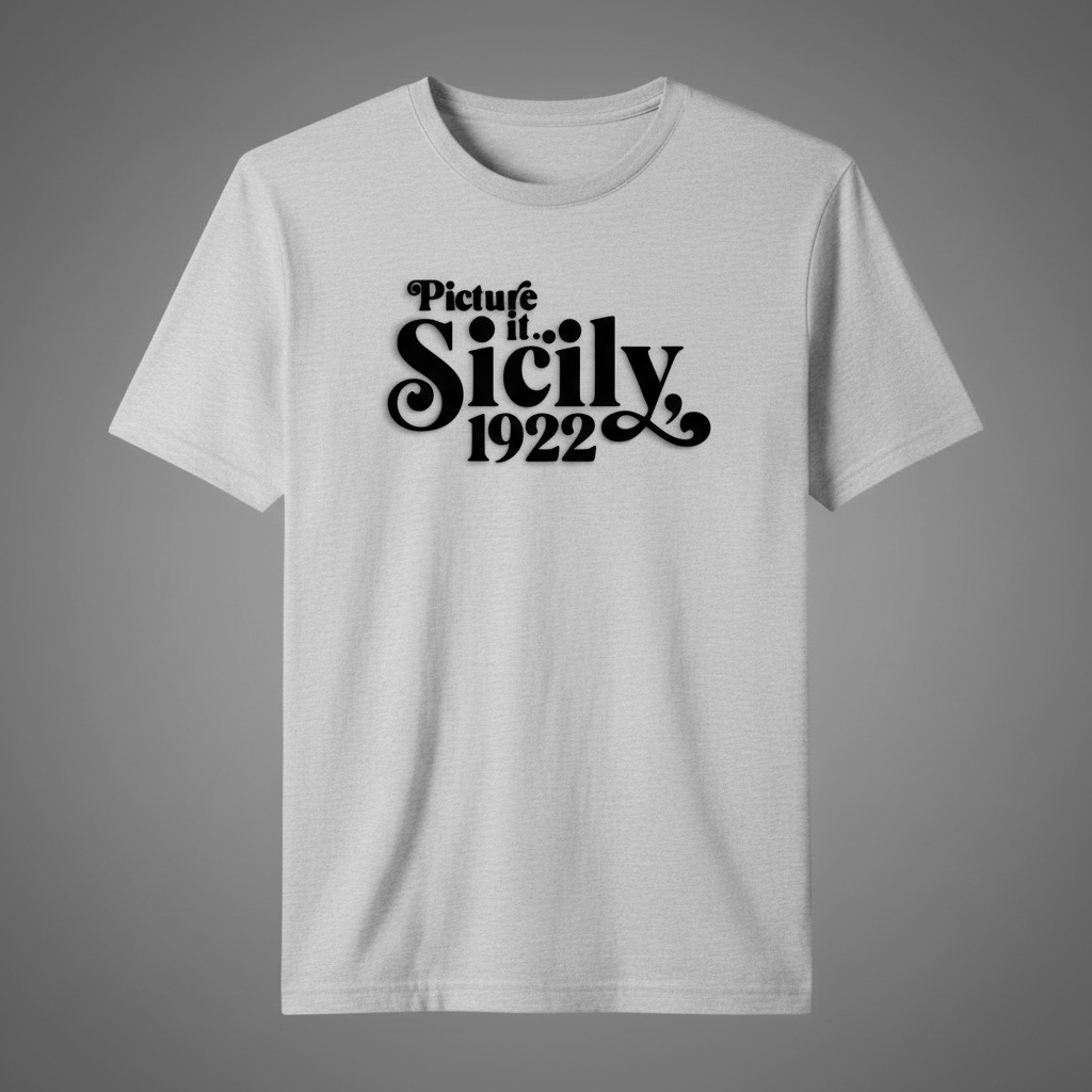 "PICTURE IT SICILY 1922" T-SHIRT