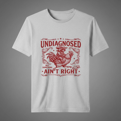 "UNDIAGNOSED BUT SOMETHING AIN'T RIGHT" T-SHIRT