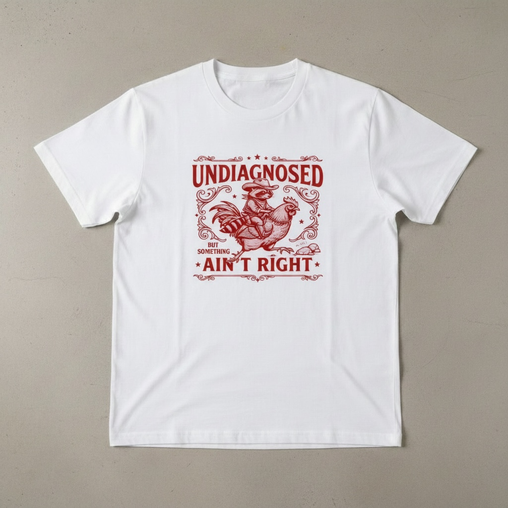 "UNDIAGNOSED BUT SOMETHING AIN'T RIGHT" T-SHIRT
