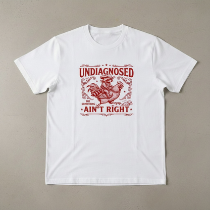 "UNDIAGNOSED BUT SOMETHING AIN'T RIGHT" T-SHIRT