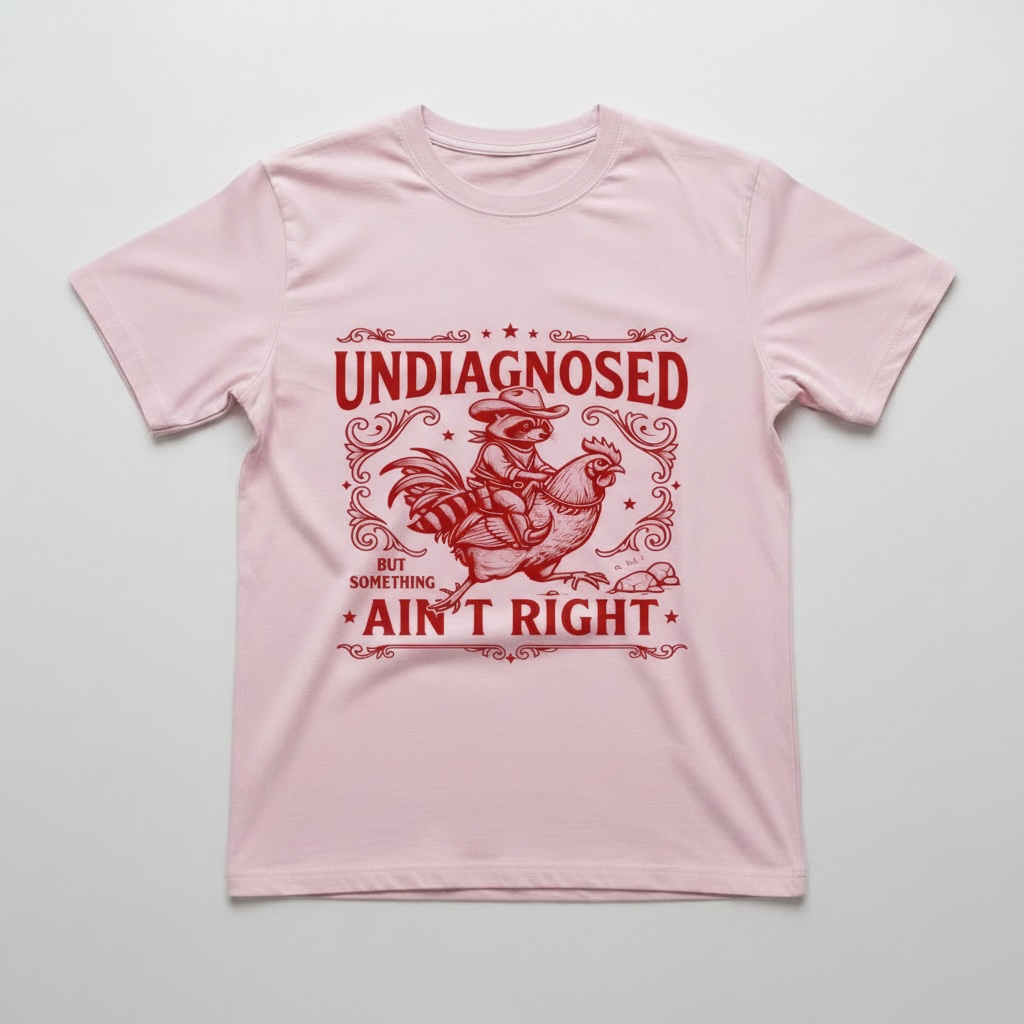 "UNDIAGNOSED BUT SOMETHING AIN'T RIGHT" T-SHIRT