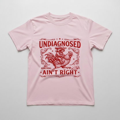 "UNDIAGNOSED BUT SOMETHING AIN'T RIGHT" T-SHIRT