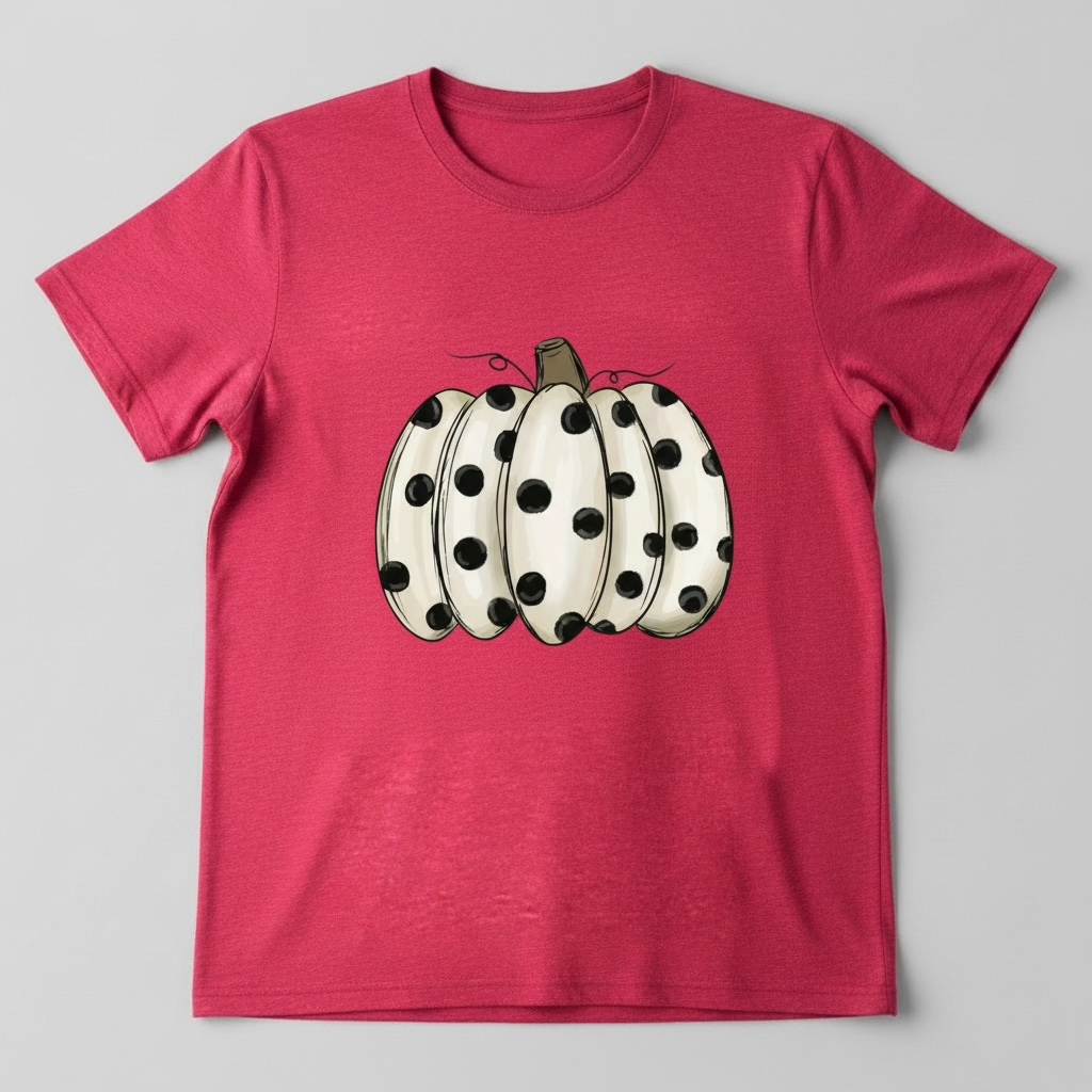 POLKA DOT PUMPKIN TEE