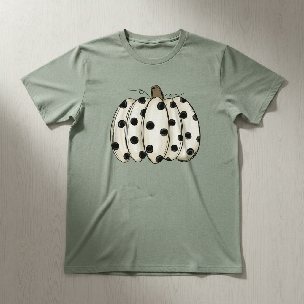 POLKA DOT PUMPKIN TEE