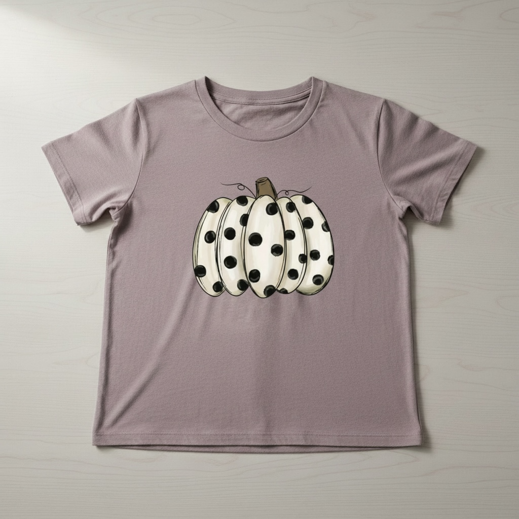 POLKA DOT PUMPKIN TEE