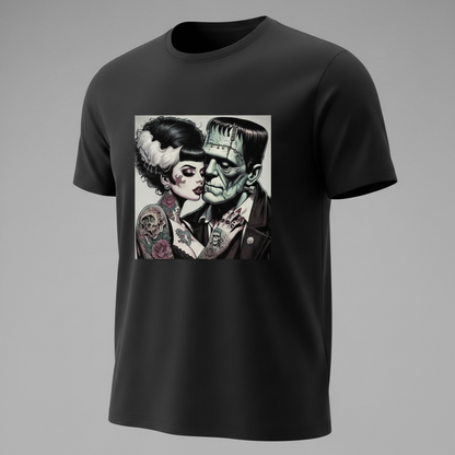 FRANKENSTEIN AND BRIDE T-SHIRT