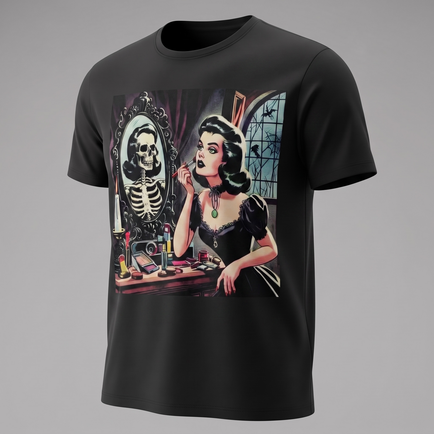 VINTAGE LADY GOTHIC T-SHIRT