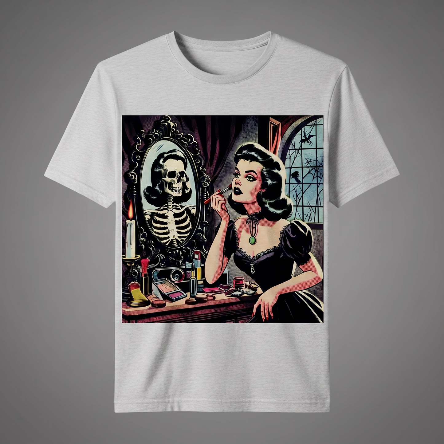 VINTAGE LADY GOTHIC T-SHIRT