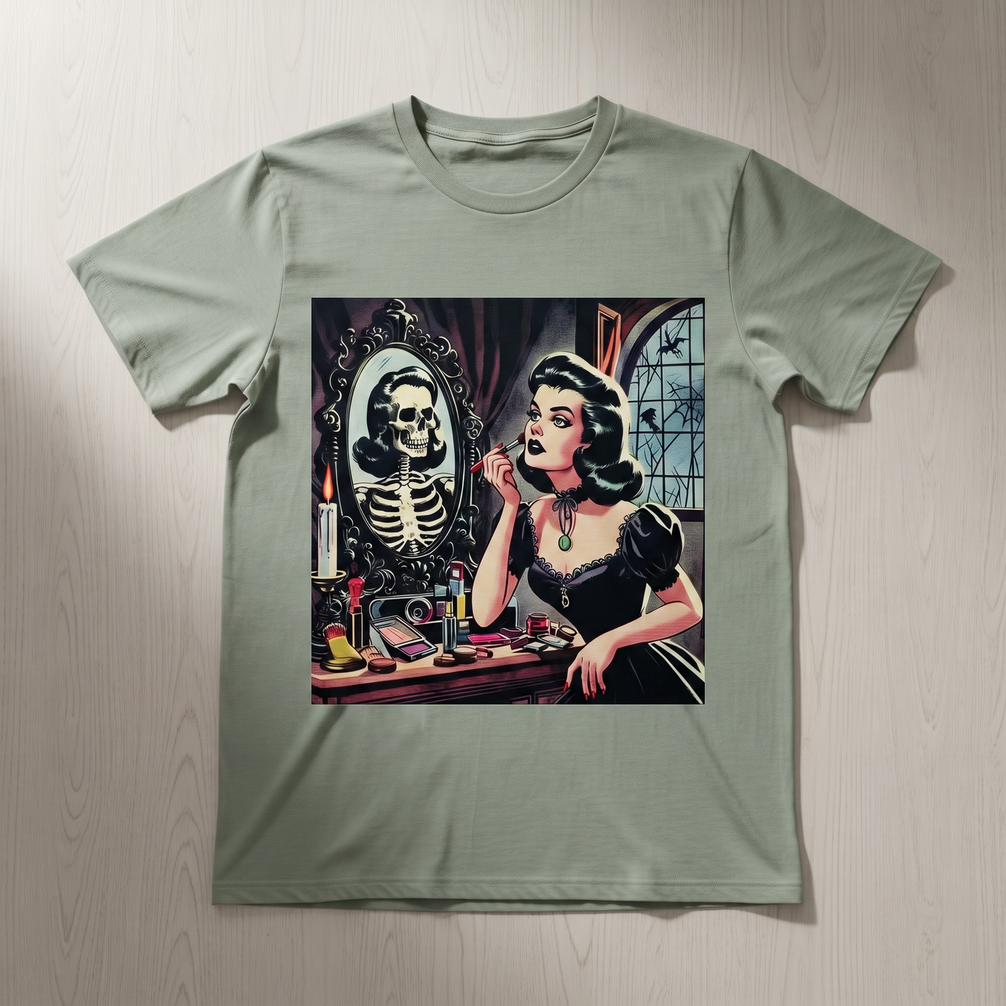 VINTAGE LADY GOTHIC T-SHIRT