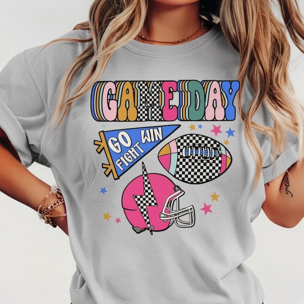 Football Game Day T-Shirt – Football Fan Tee